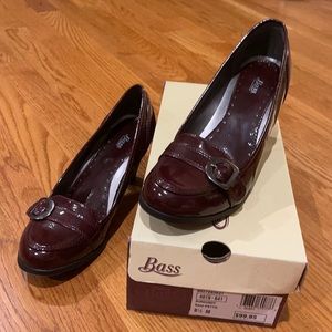 Burgundy Bass pumps